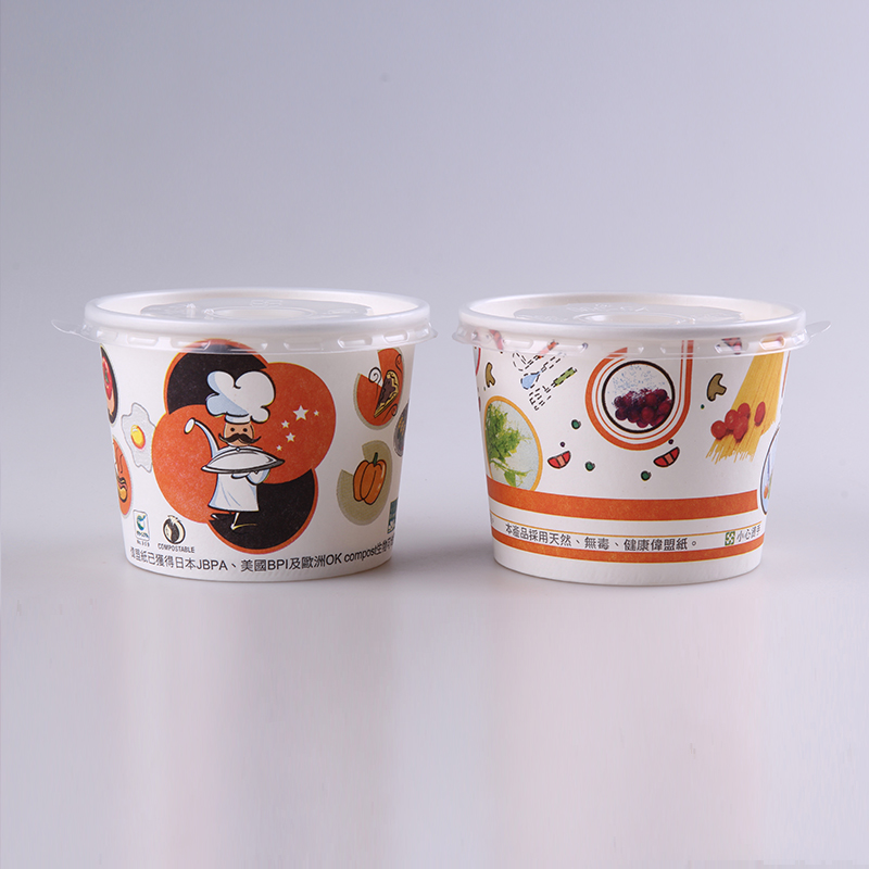 Eco-Friendly Paper Soup Cups