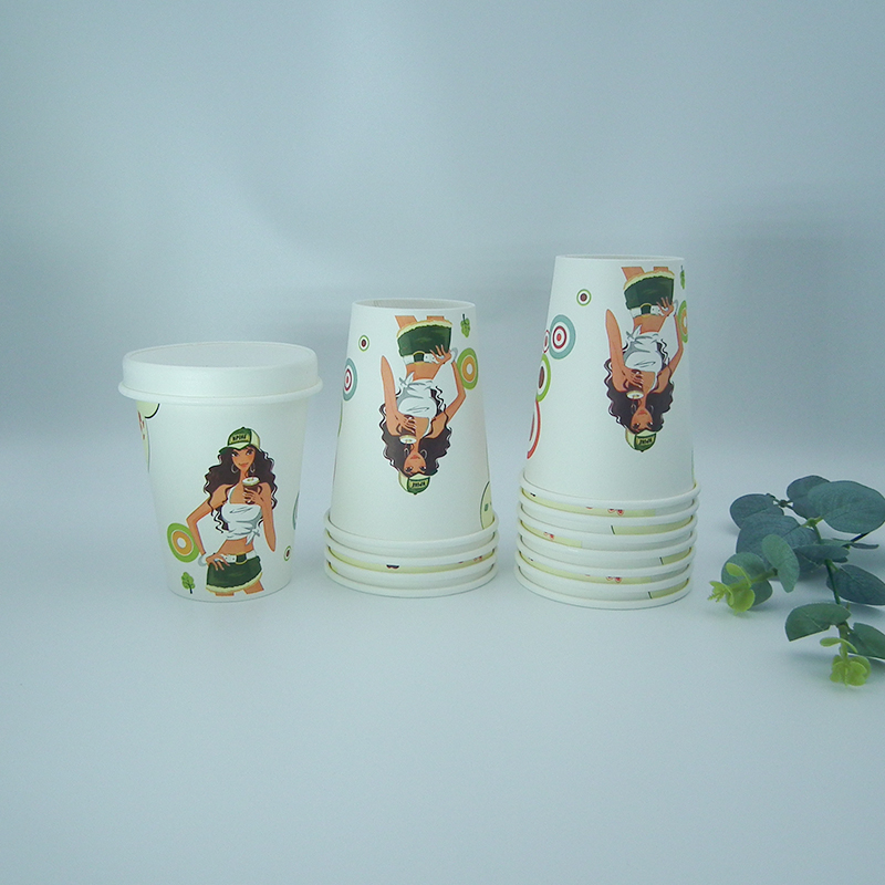 Single Wall Style Disposable Paper Coffee Cups