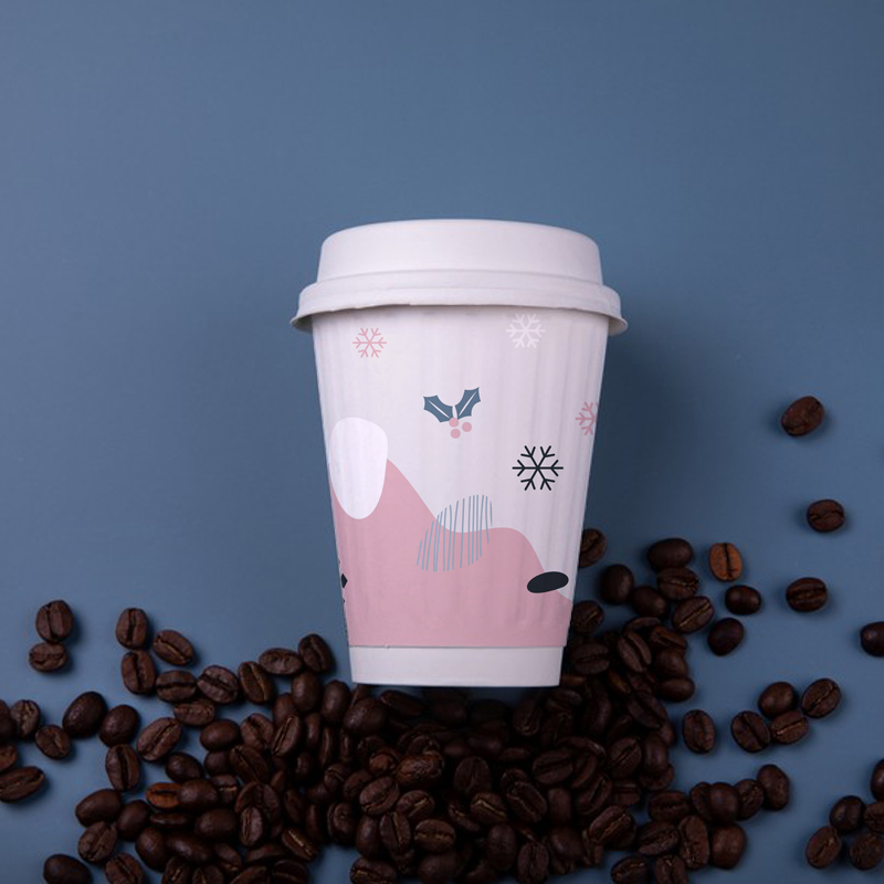 Takeaway Biodegradable Customer Printed paper cup