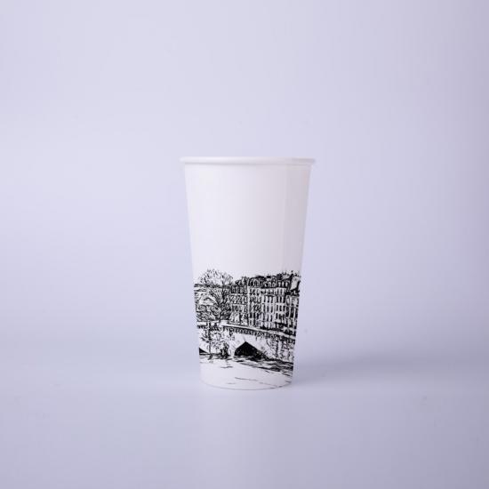 PLA 20oz Single Wall Paper Cup