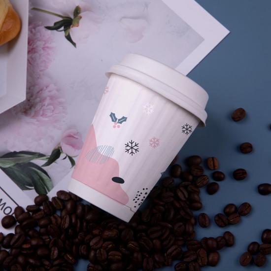 water-based 8oz double wall paper cup