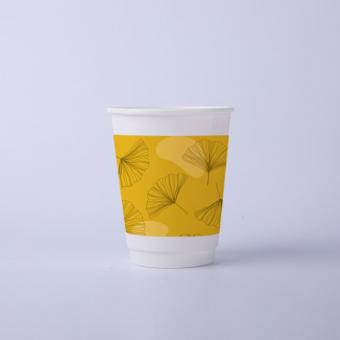 PE 12oz double wall paper cup