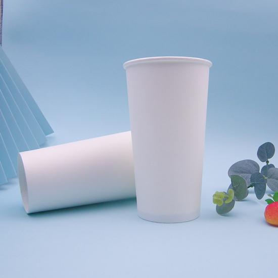 PLA 16oz Biodegradable Single Wall Paper Cup