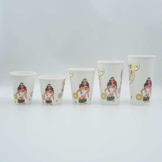 PE Coated 8oz Single Wall Cup