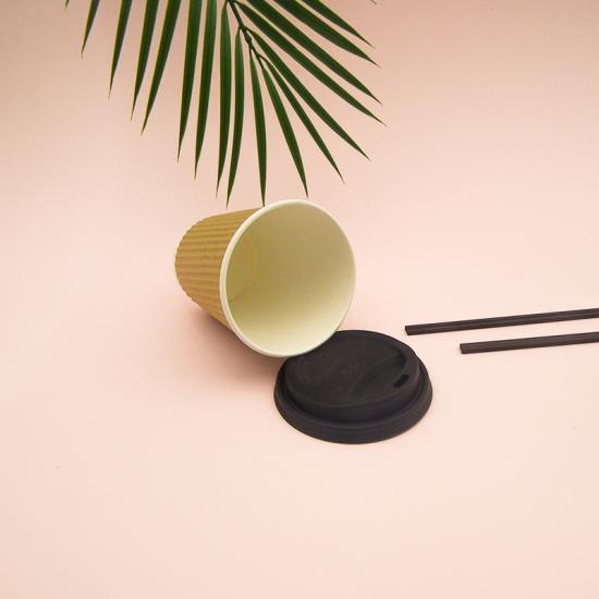 PLA 8oz Ripple Wall Paper Cup